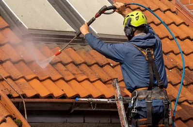 Démoussage et hydrofuge de toiture à Marsonnas